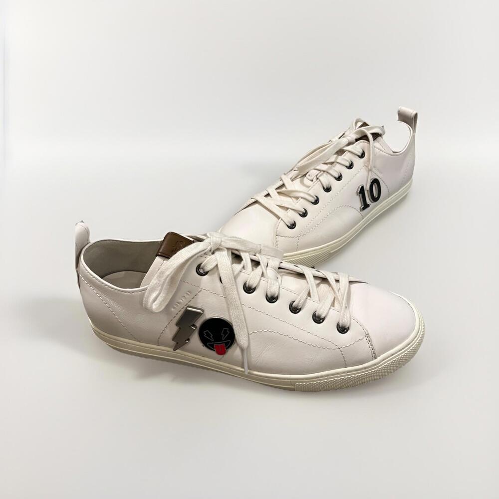 COACH LOW TOP MENS SNEAKERS WHITE 10.5D